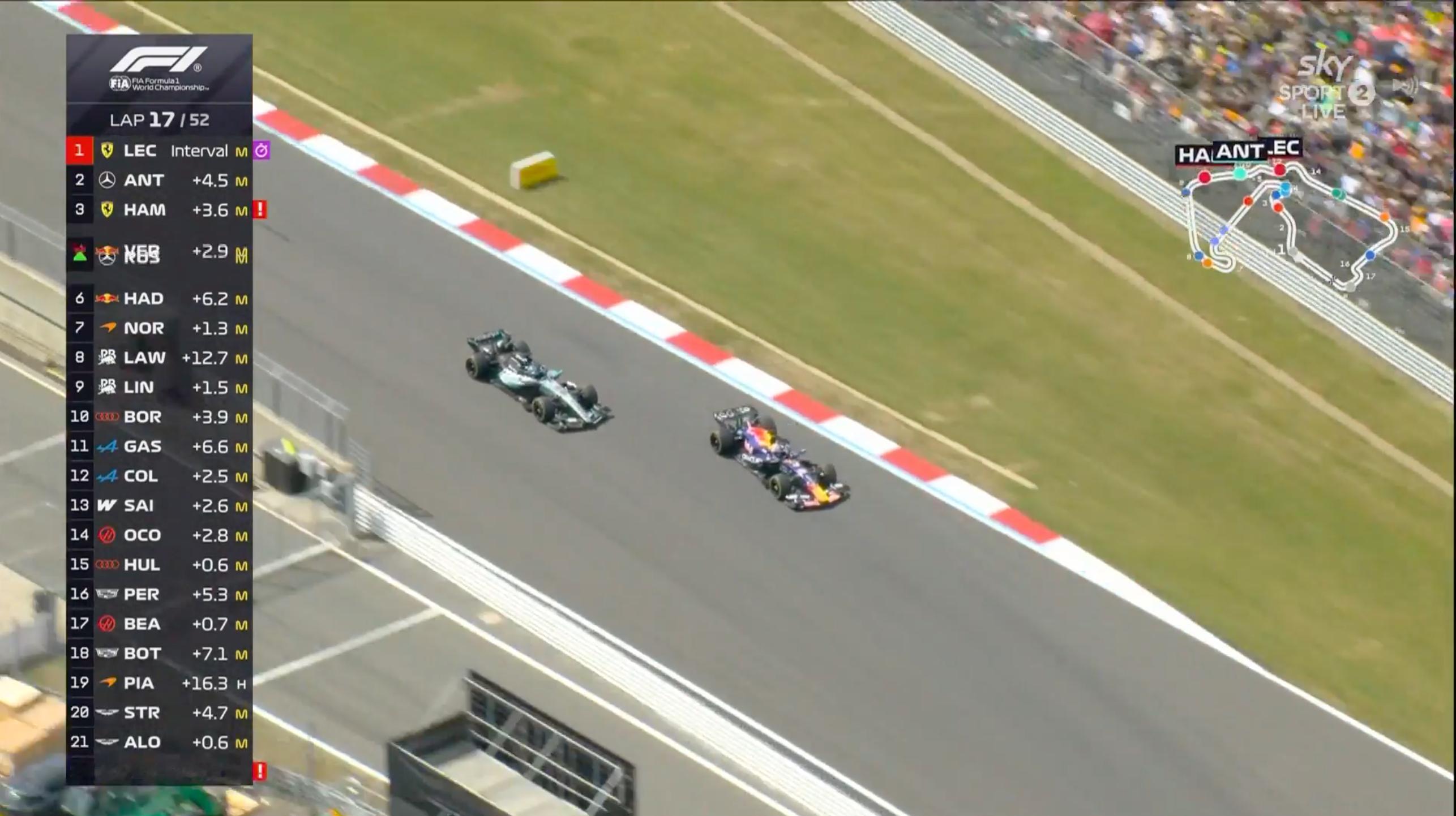 Lap17，维斯塔潘超越拉塞尔来到P4F12026F1英国大奖赛