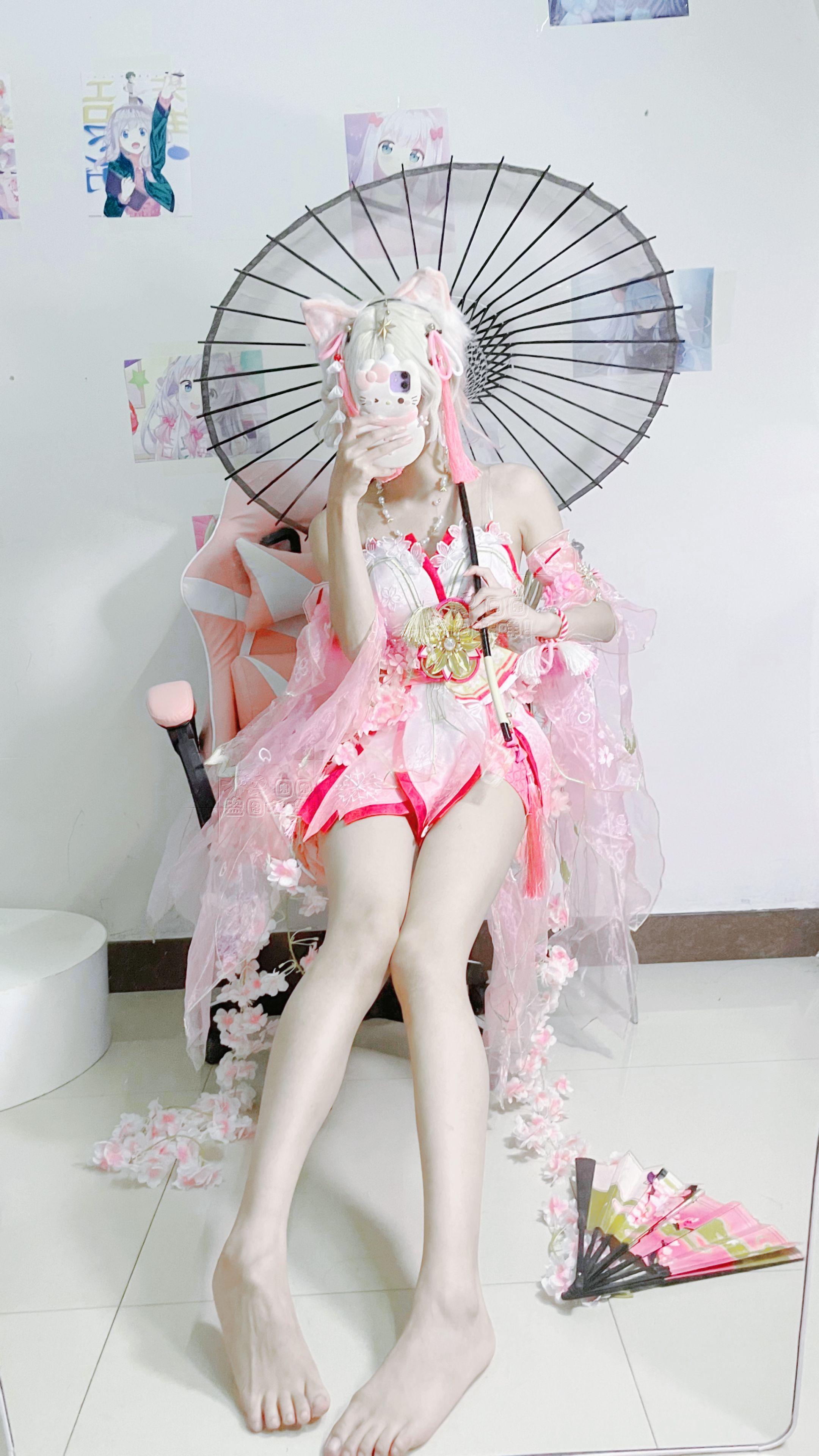 胡桃 永劫无间 COS试衣 胡桃樱云天女