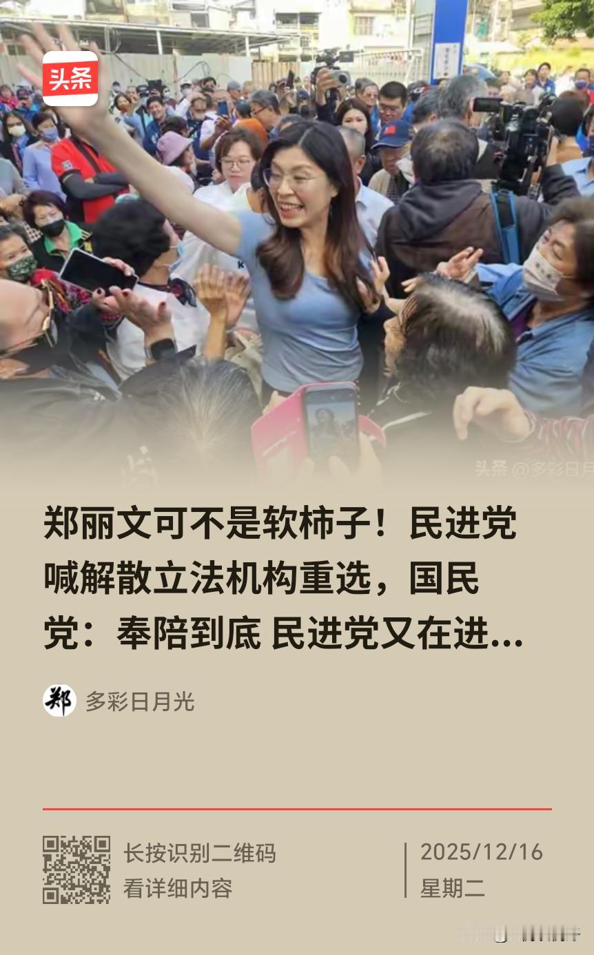 国民党所谓的奉陪到底，不是主张重选立委，而是坚持穷尽手段，让民进党政府执行通过的