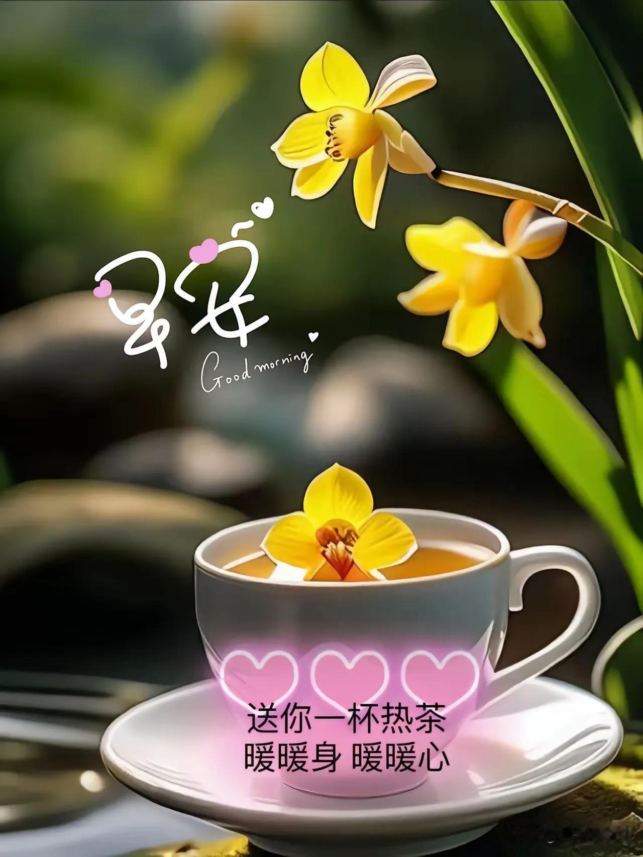 暖心热茶，唤醒你的一天！