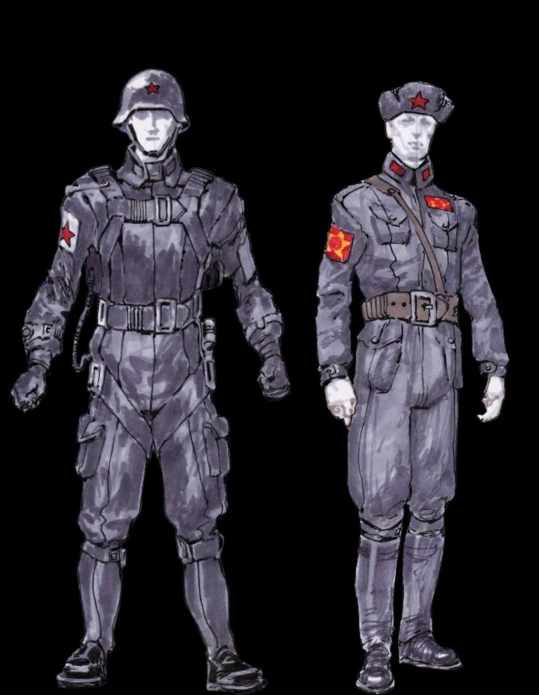 游道会辐射3丨PLA军服概念设计by Adam Adamowicz 