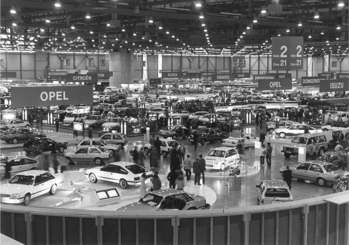 1985的日內瓦第55屆車展，40年後看也挺有趣的！ 