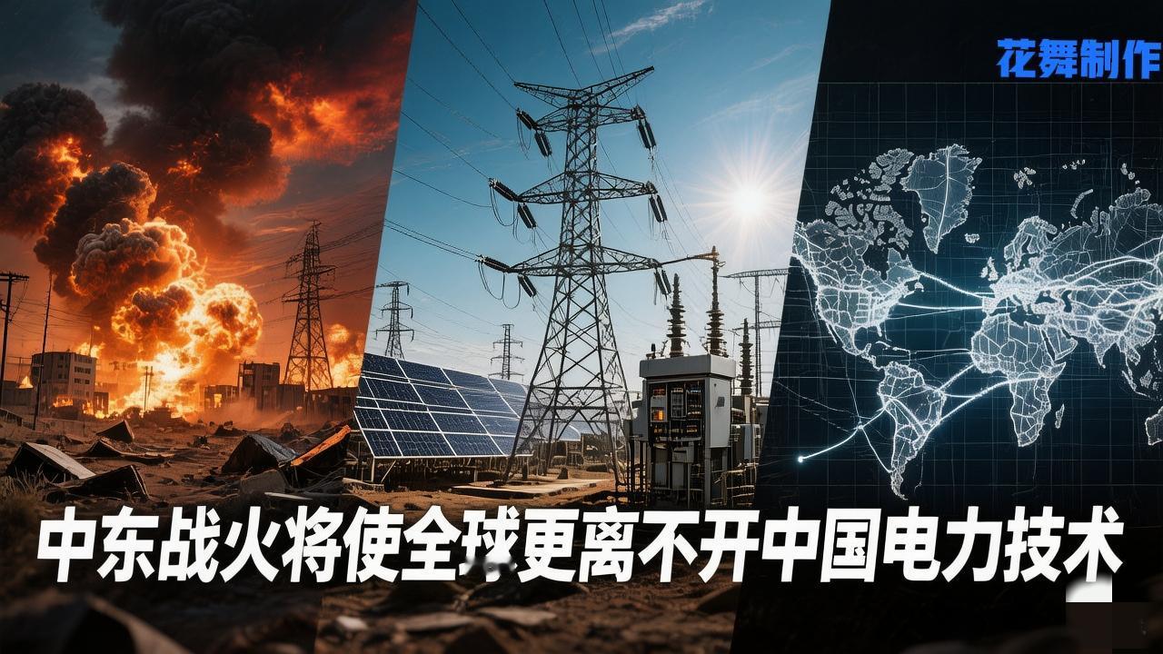 中东战火，将使全球更加离不开中国电力技术。

《纽约时报》报道称，美以挑起伊朗战