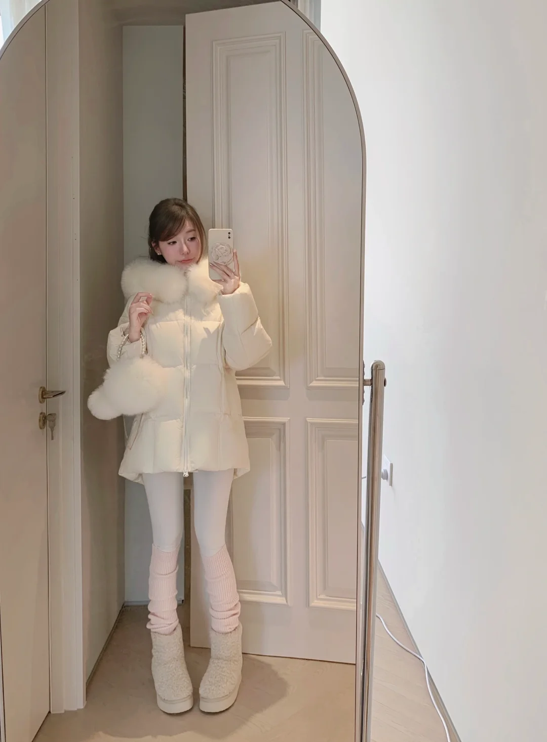 降温啦❄️还好穿的暖fufu！