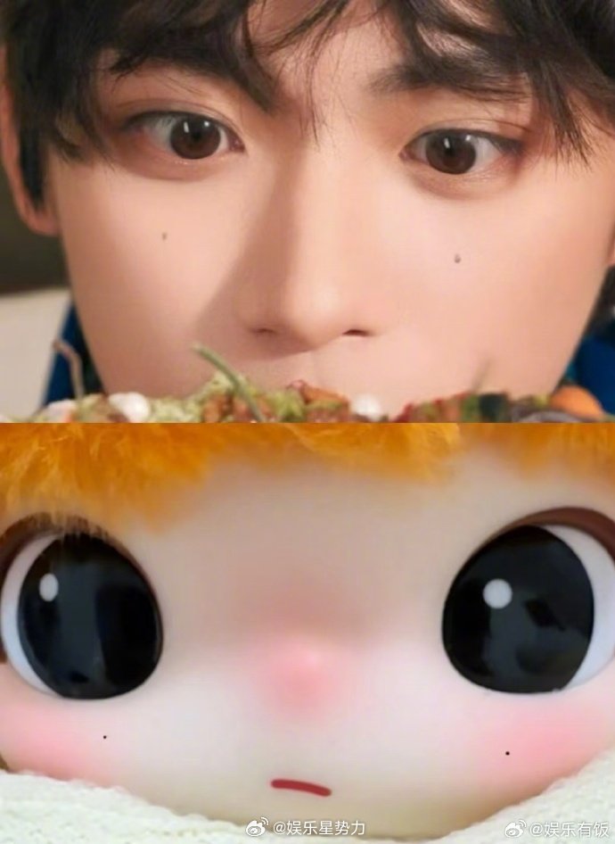 梓渝撞脸dimoo梓渝是dimoo塑 梓渝和 dimoo 也太像了！不管是神态还