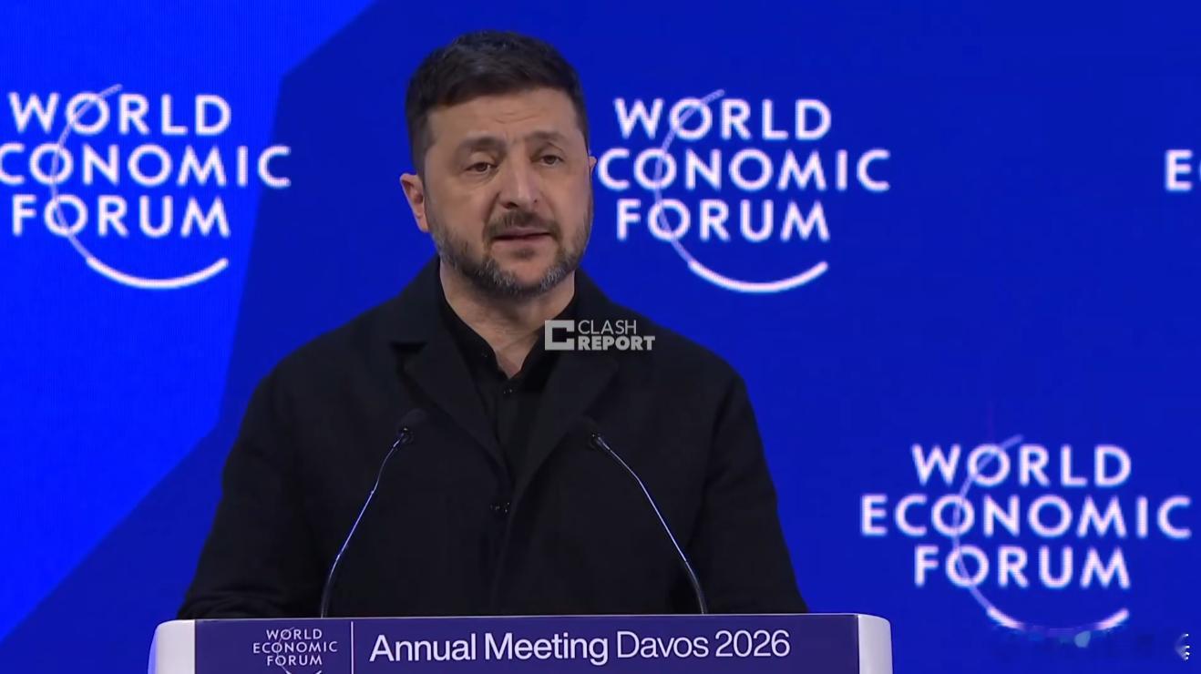 穿休闲西装的小泽在达沃斯发言：▪️ 去年我就在达沃斯呼吁欧洲需要知道如何保护自己