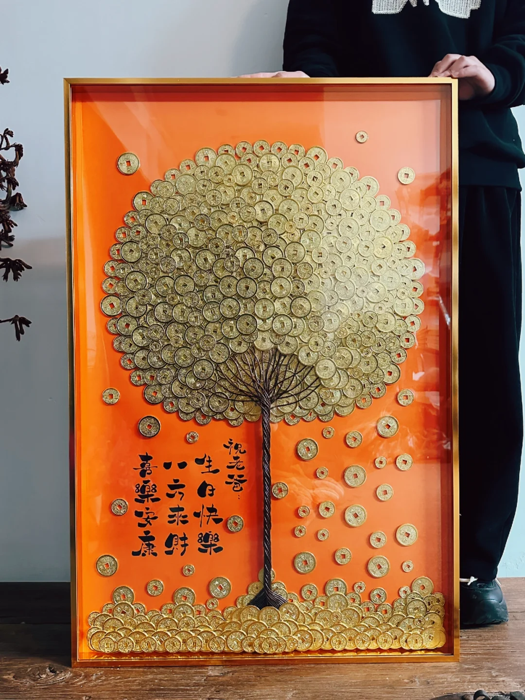 小时候给爸爸画的饼，今天终于实现了……