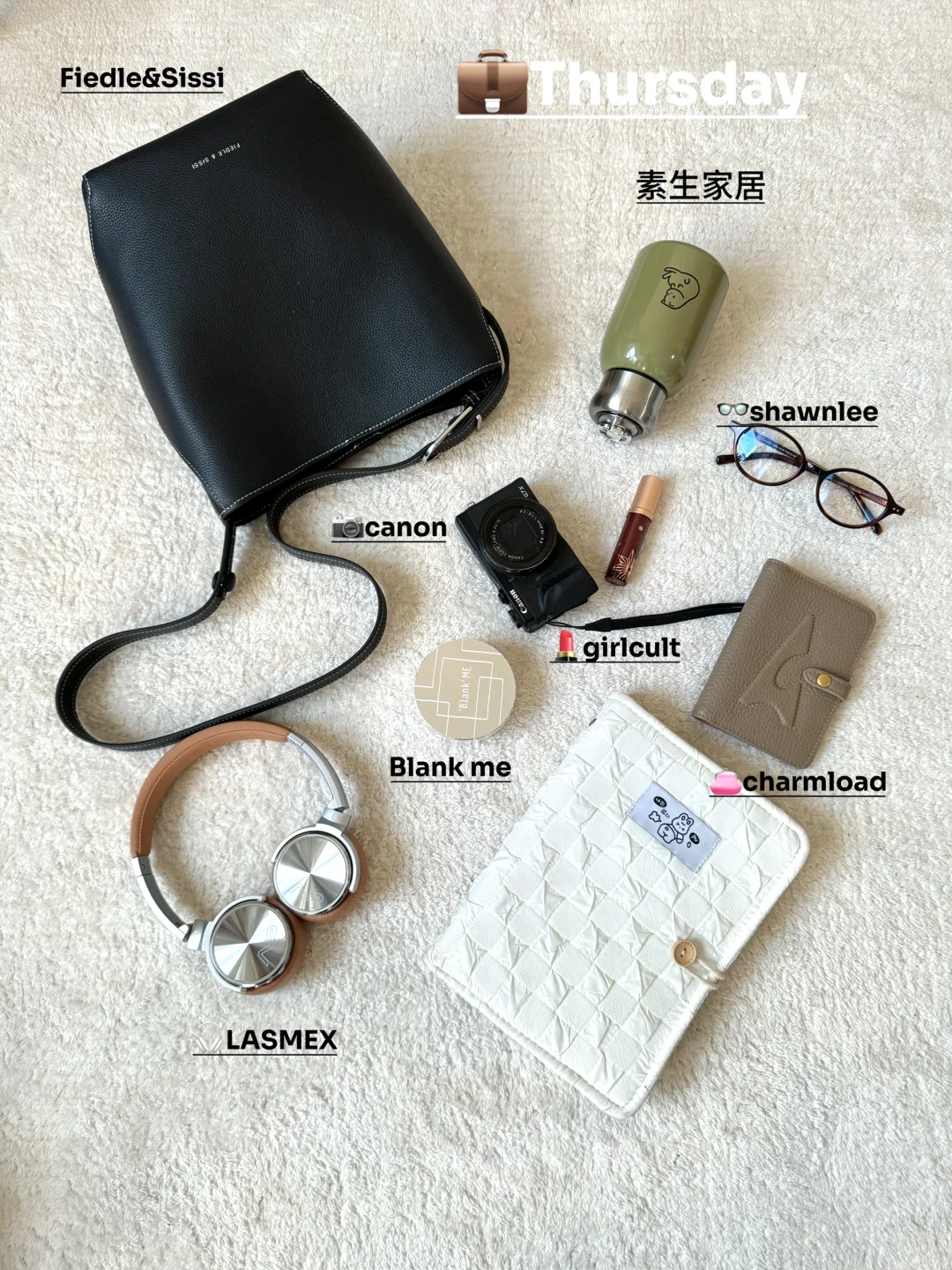 7只包包💼！30+打工人一周翻包合集！