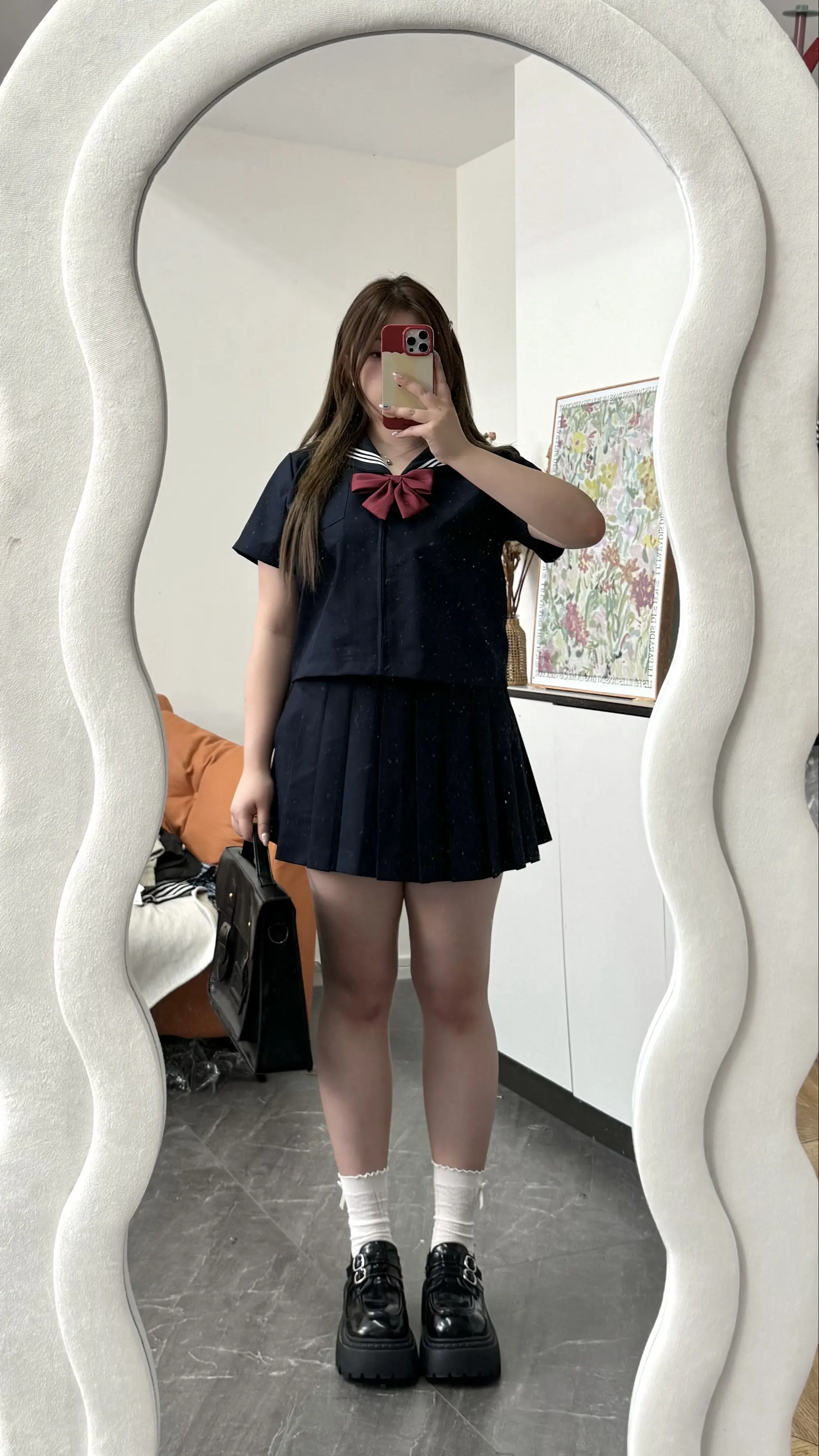 适合肉肉女生的jk套装来啦！