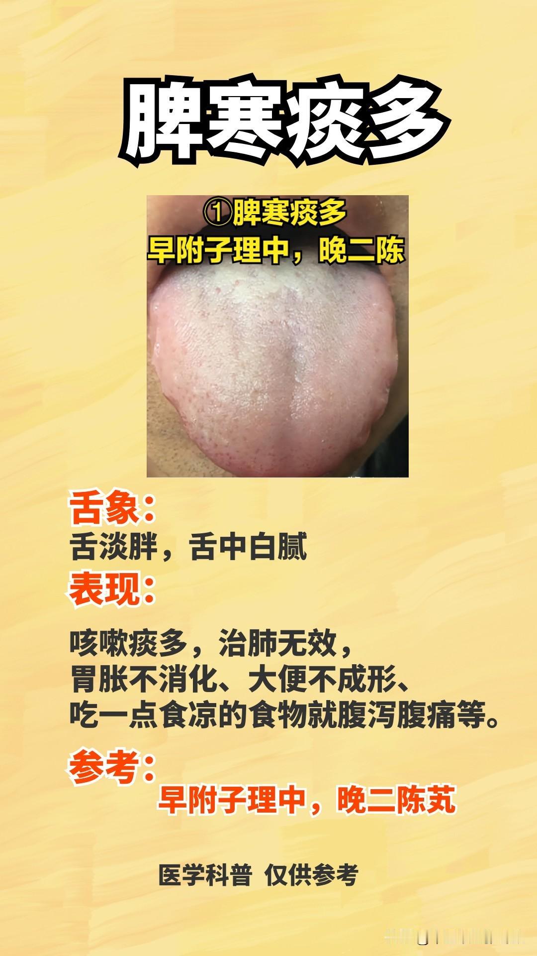 咳嗽痰多！尿频尿急！胸闷胀痛！
典型舌象5张图附参考分析教你调理[左上]