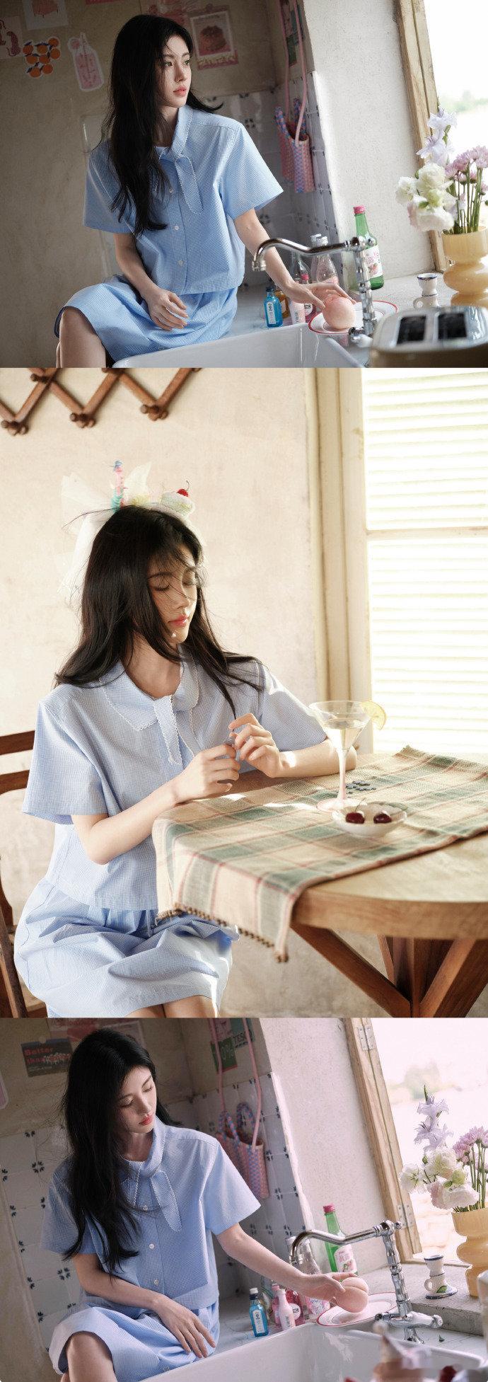 鞠婧祎的生日彩蛋鞠婧祎法式小清新 鞠婧祎的生日彩蛋，是法式小清新的小鞠，生日大片