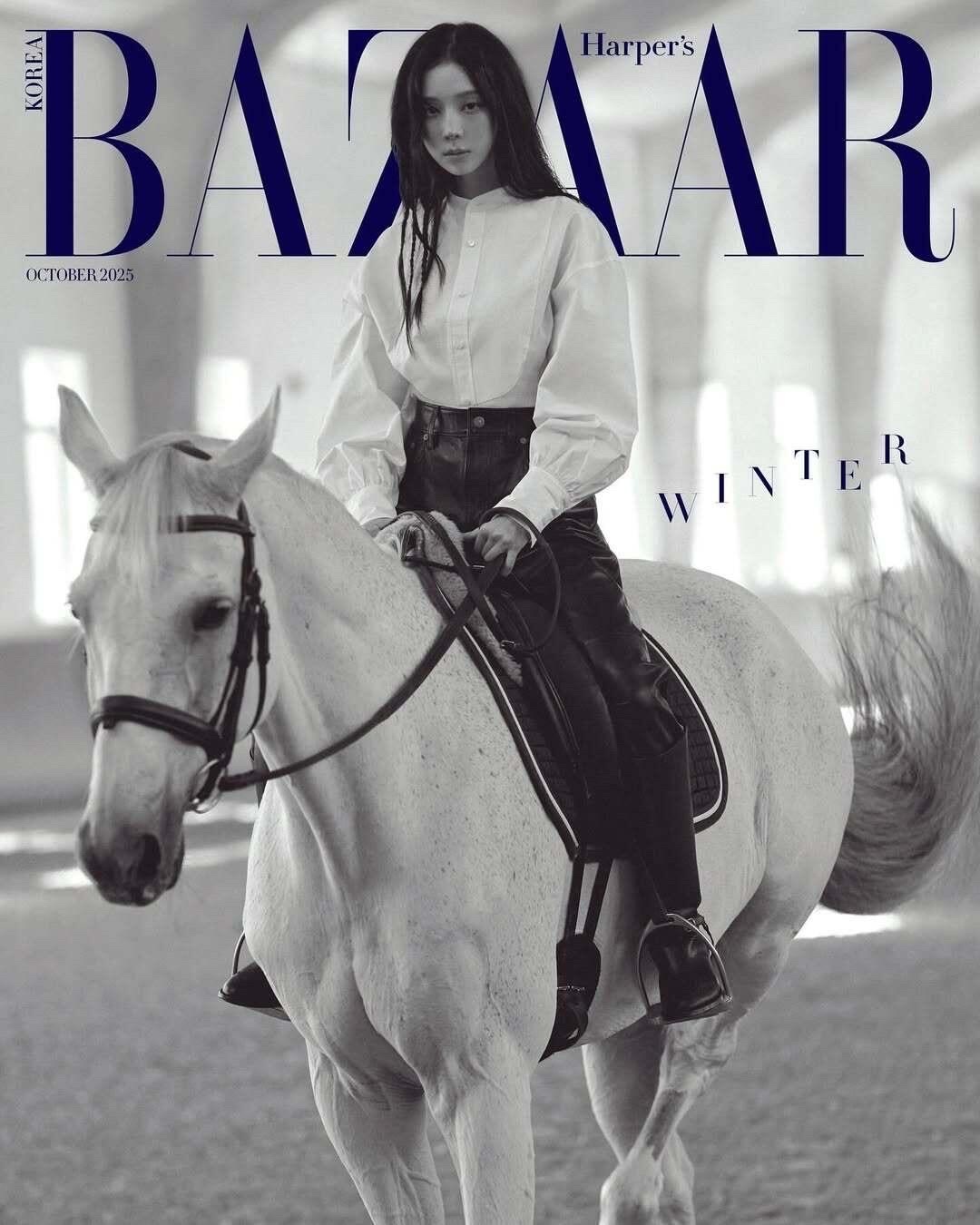 金玟庭出镜BAZAAR KOREA银十封面 ​​​