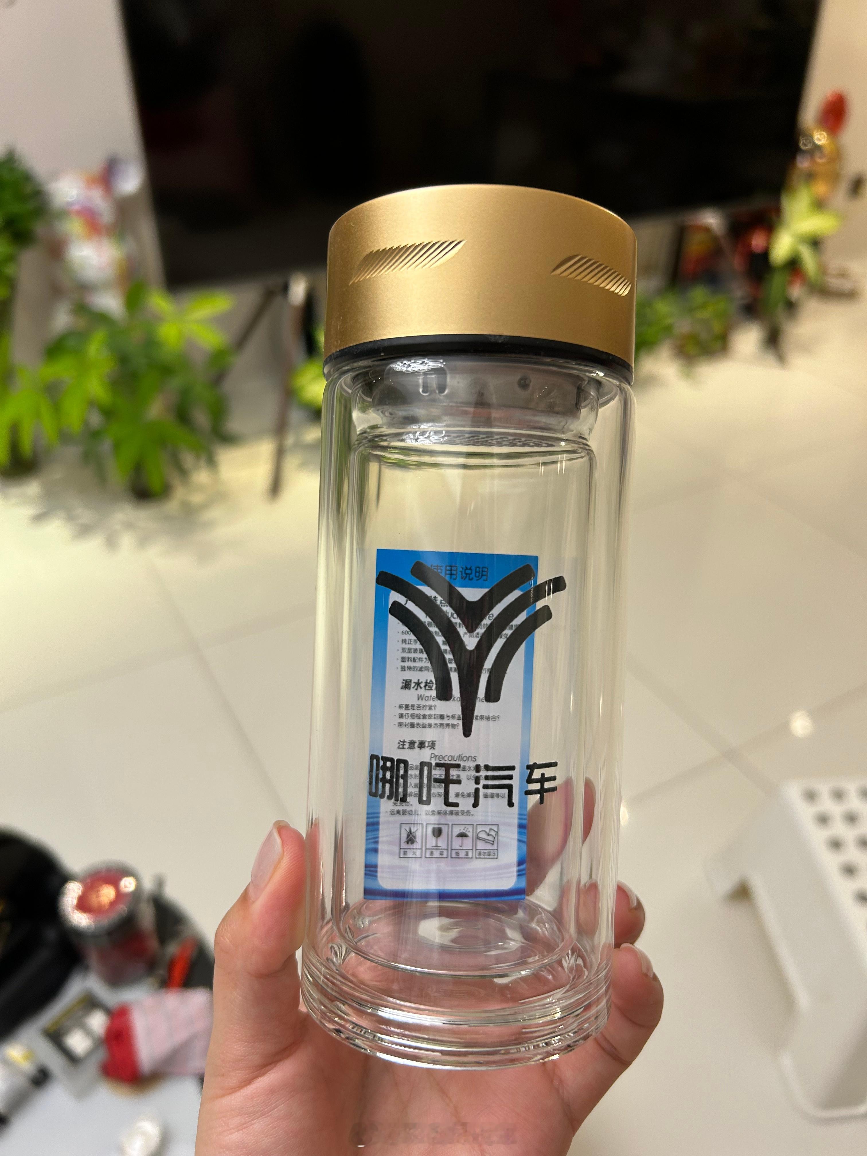 感谢哪吒的新年礼物，新年多喝热水，健健康康 ​​​