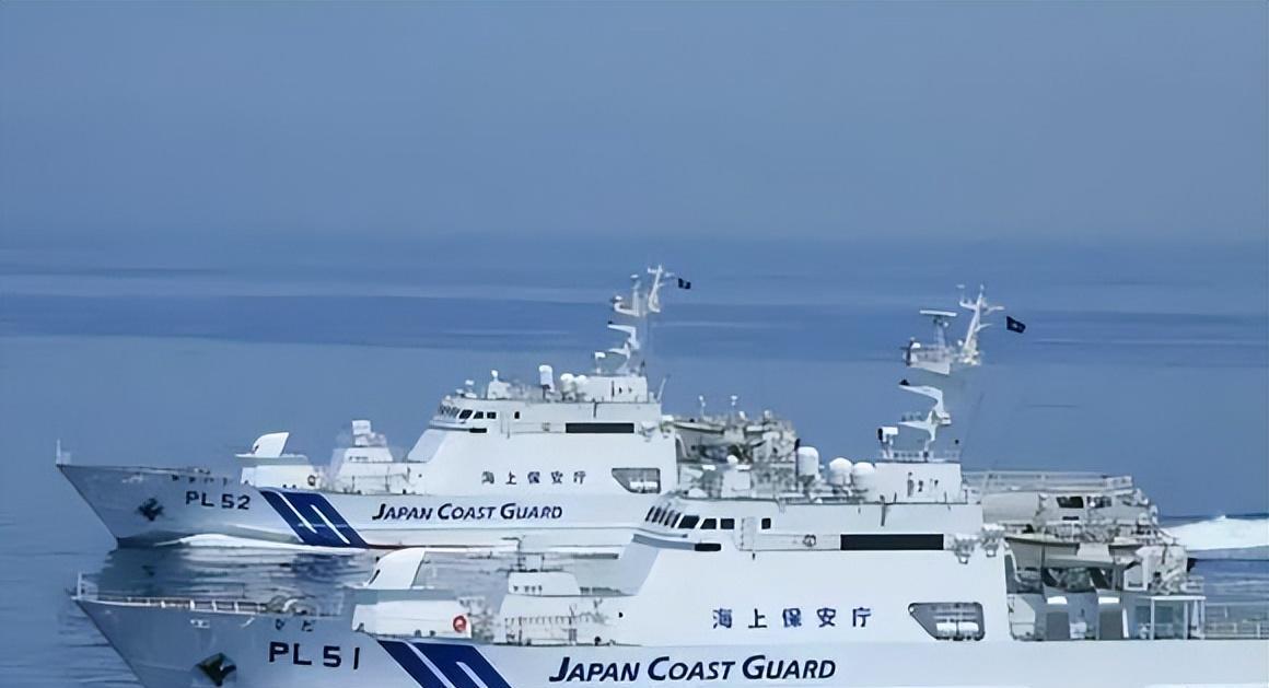 日本海保船兴师动众的跑到中国的专属经济区避风，看来日本“台湾有事就是日本有事”真