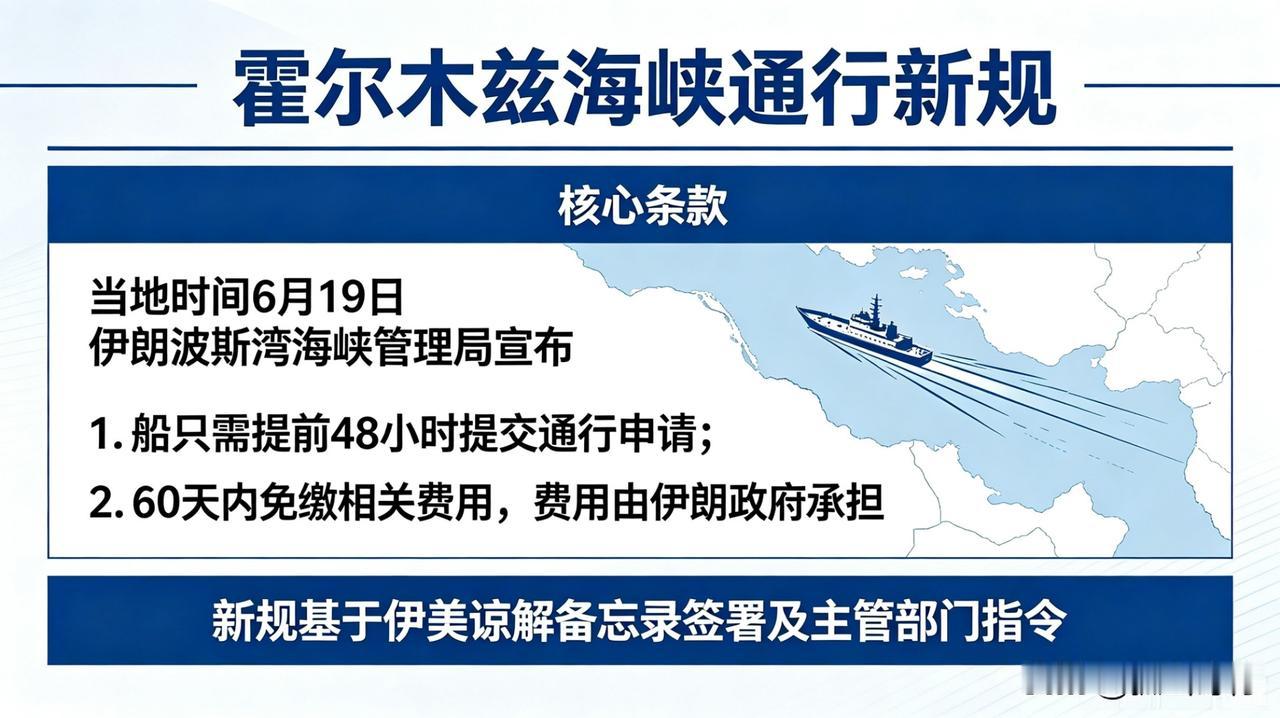 霍尔木兹海峡的新规，琐碎如海关单据，却刻着形而上的倒影。四十八小时，一纸申请；六