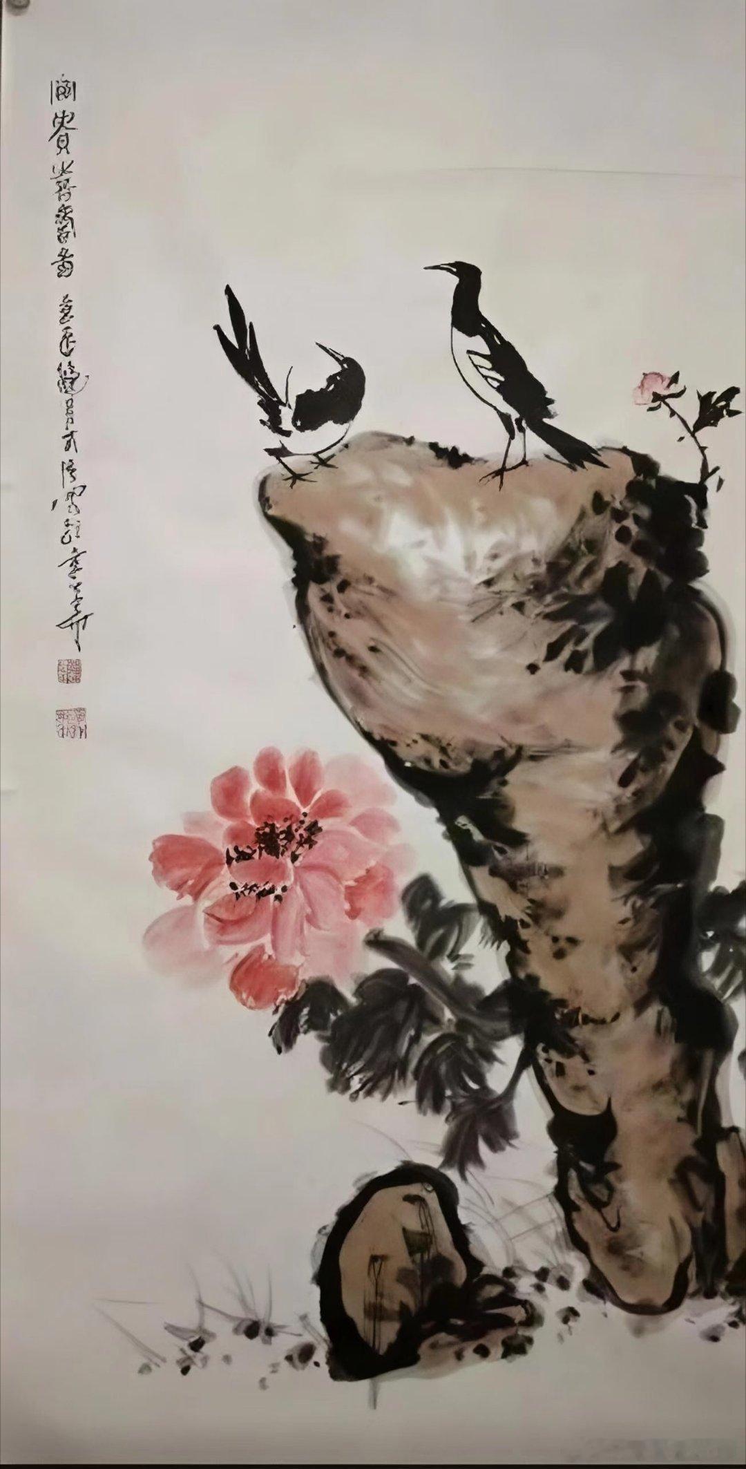 【昨日精彩今天依然】1精品独山玉摆件《玉兔呈祥》，2极品独山玉摆件《青山如画》，