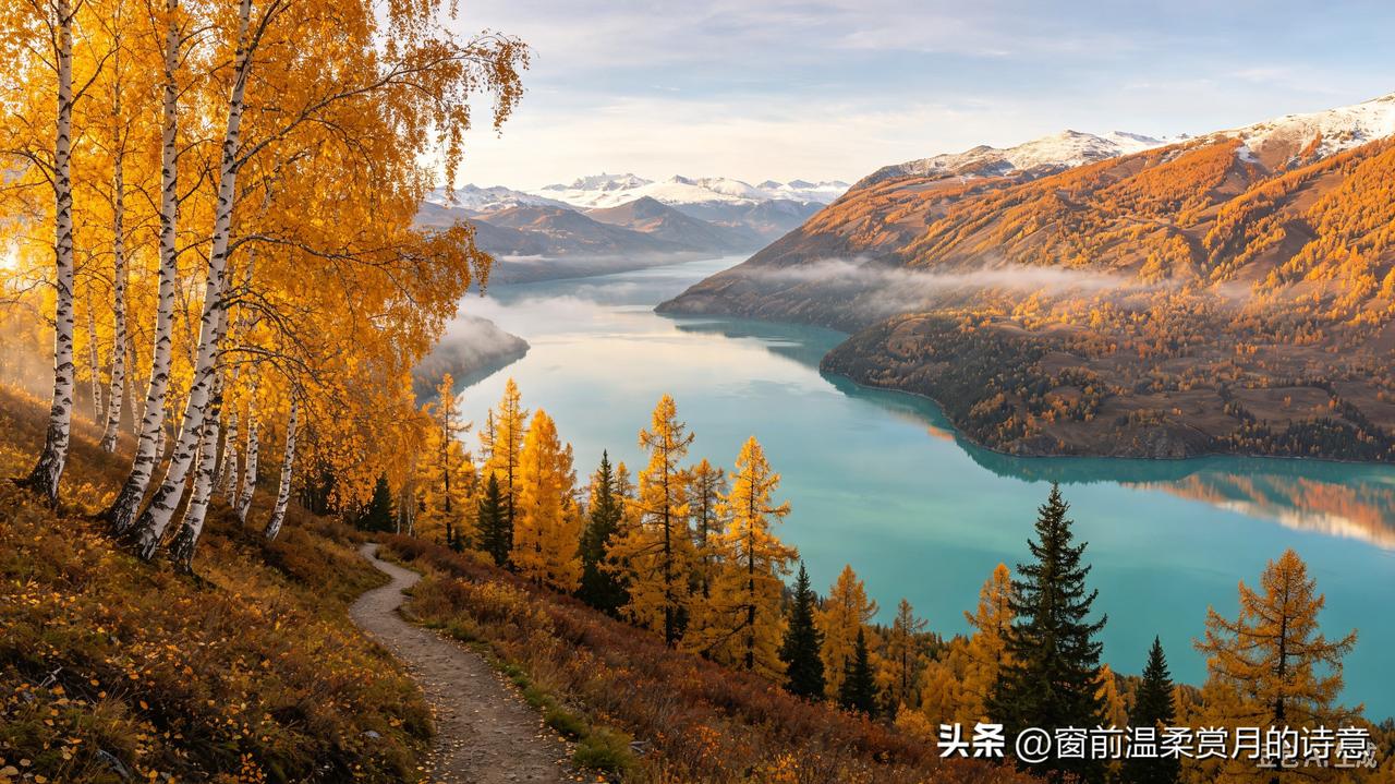 国内赏秋好去处很多。新疆喀纳斯，白桦鎏金，湖水澄澈；额济纳旗胡杨，一年仅二十多天