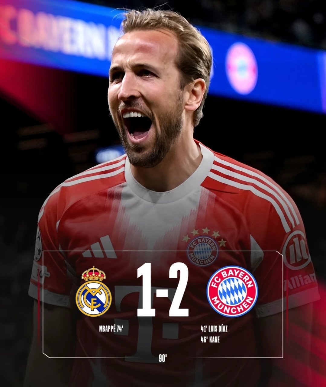 就在今年！！！！拜仁慕尼黑欧冠皇马1比2拜仁