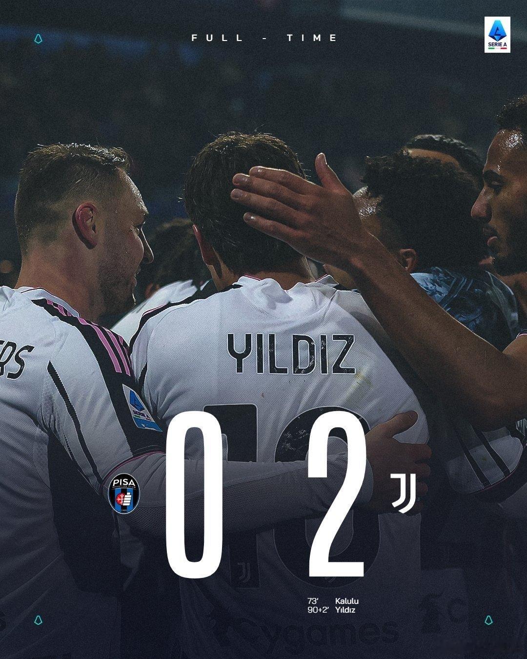 意甲方面 尤文图斯下半场连入两球 战胜了比萨意甲热点现场 尤文图斯最近状态不错