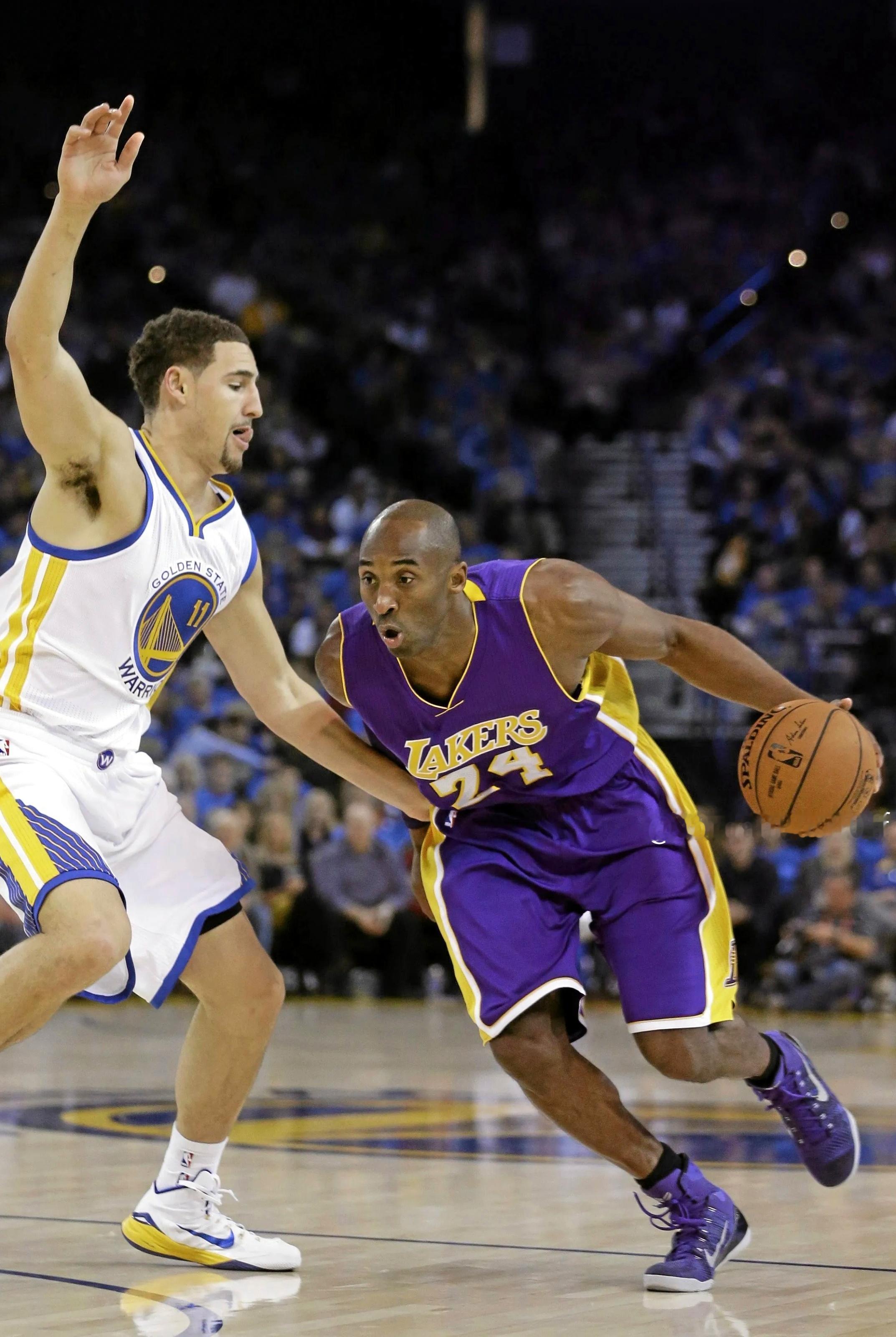 kobe bryant 2014nba科比克莱汤普森