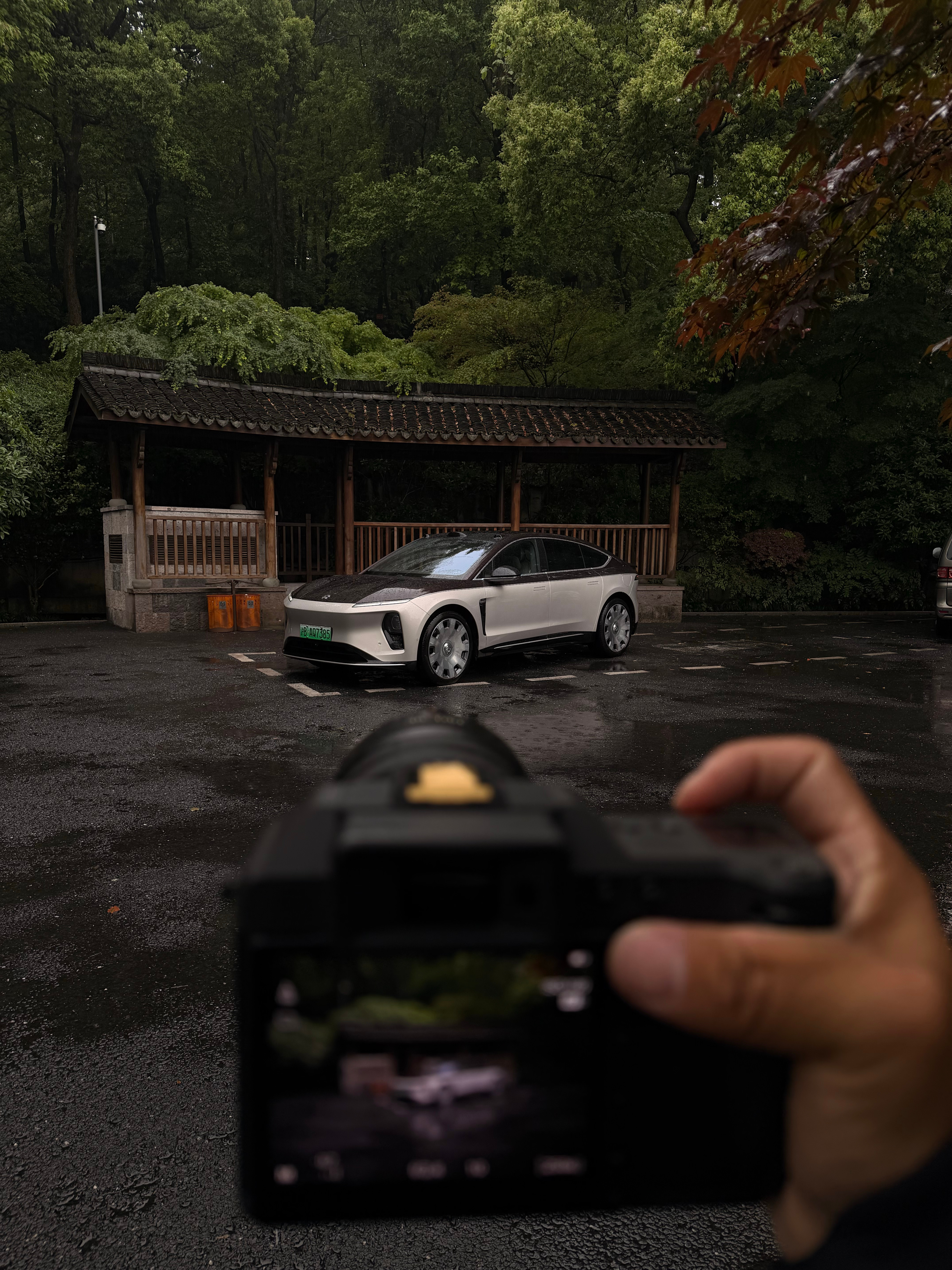 今天拍这个时代最好的车蔚来et9 杭州·中国茶叶博物馆(龙井馆区)