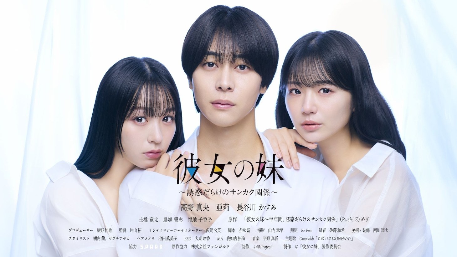 めぎ《女友的妹妹～半年间，充满诱惑的三角关系～》宣布TV电视剧化，由高野真央、长