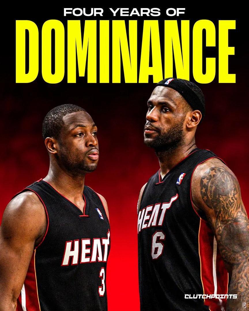 媒体HeatNationCP：詹韦是最家喻户晓的双人组，更是最具传奇色彩的搭档。