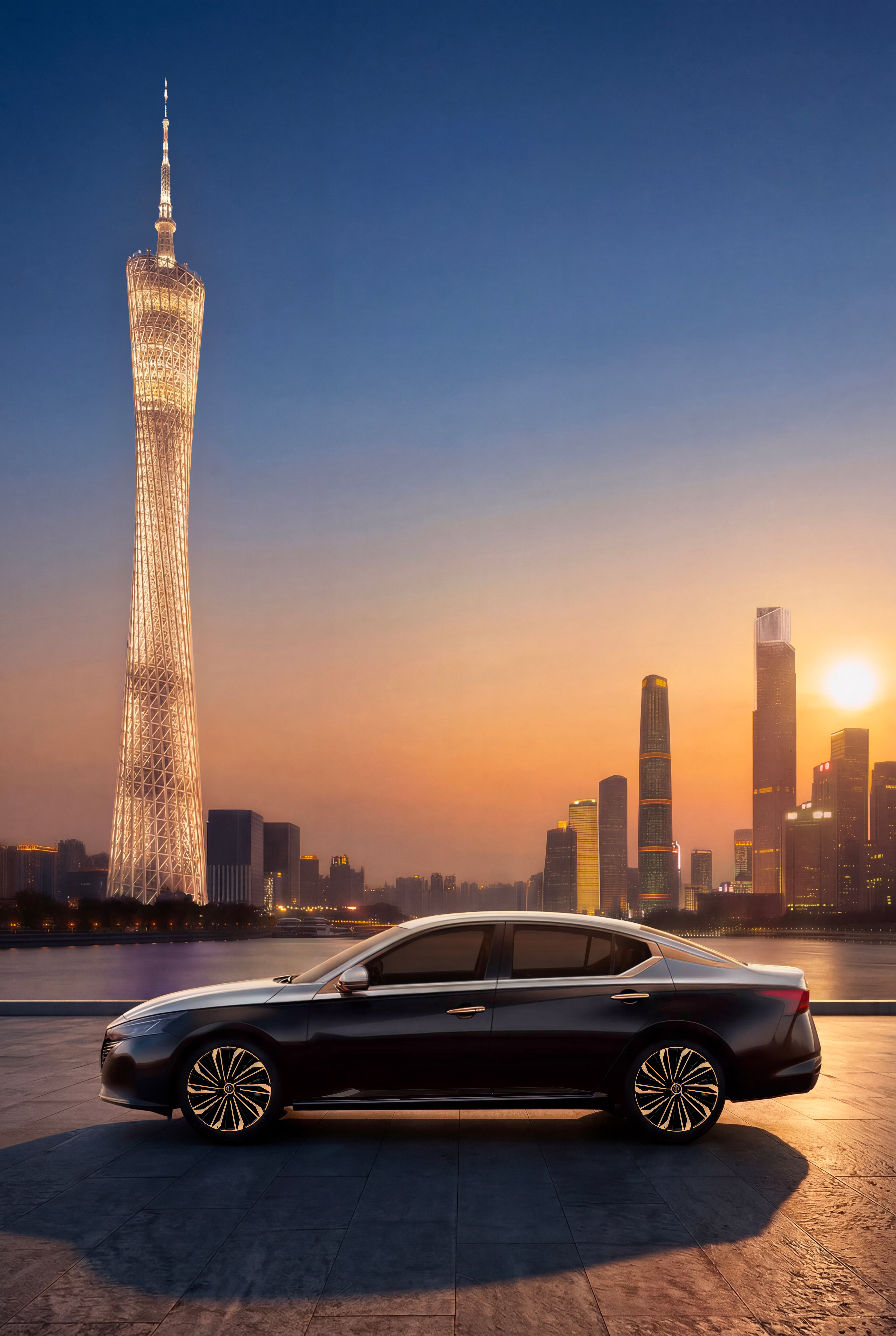 深圳开市客那个视频大家都刷到了吗，一台双拼色天籁被老外和香港朋友疯狂围观！随便搜