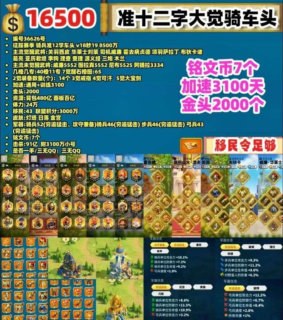 万国觉醒账号拿编号来。