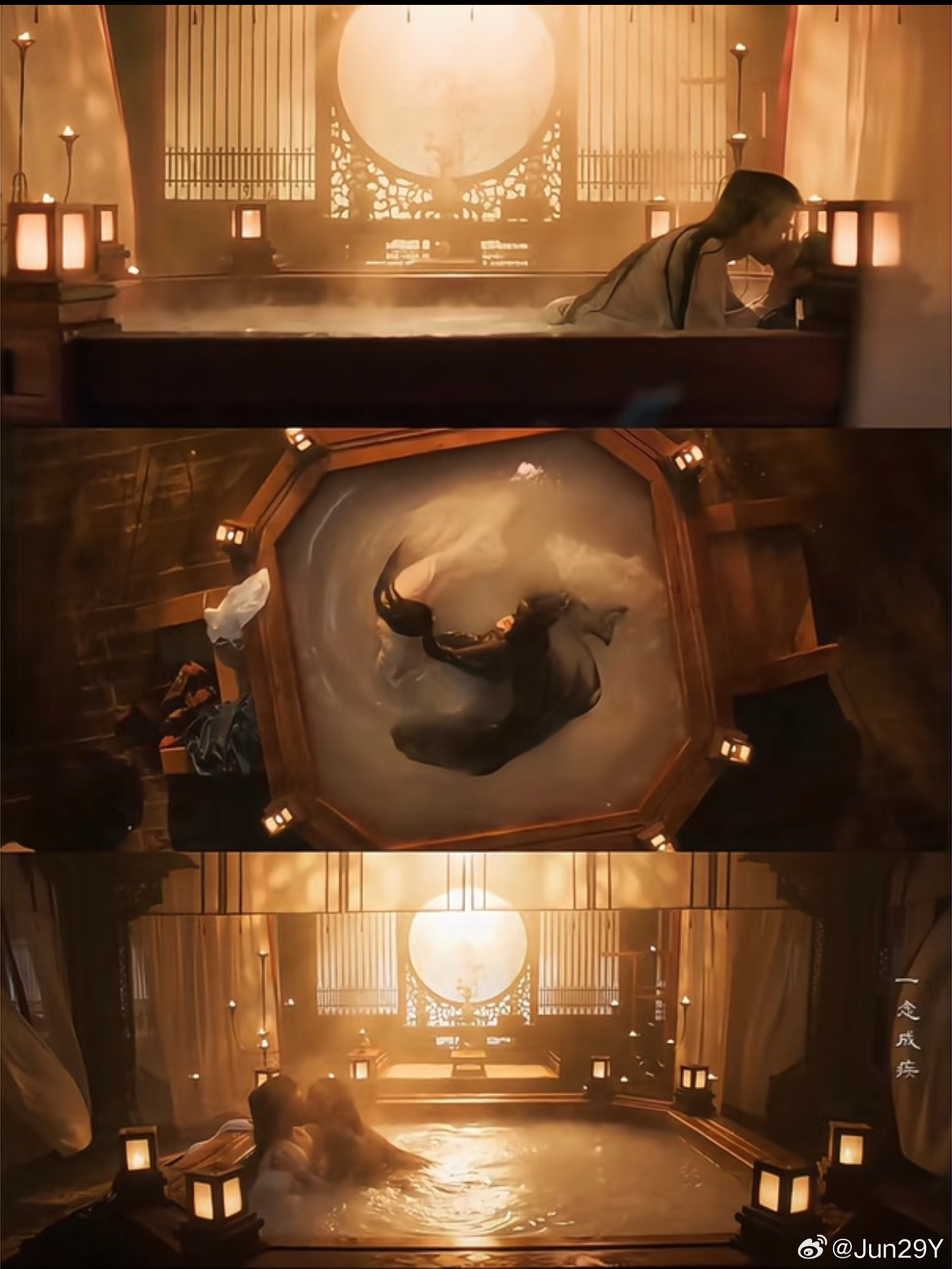 逐玉太极图隐喻圆房逐玉太极图逐玉这段谢征樊长玉浴池戏隐 喻 圆 房谁 还 没 看