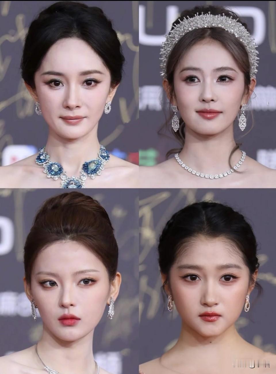 在高清镜头下的女明星们，谁的妆造更服帖呢？！

以前好多人说杨超越好看，一直没觉