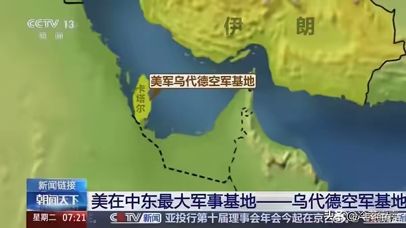 卡塔尔被炸，再次验证三点法则。一、国防落后就会挨打。不管民众多有钱，国家没有军事