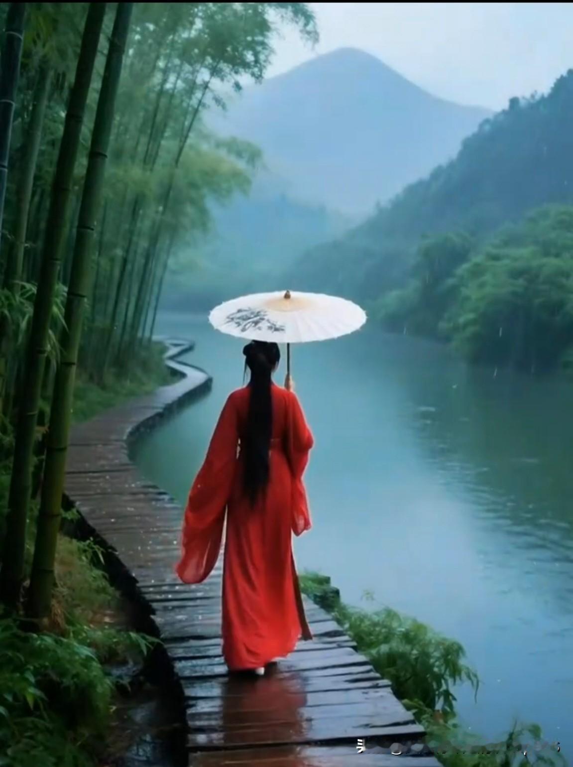 一首《蝶恋花·信步闲游》写尽春夏清景、闲游雅趣，草绿莺啼，湖清荷小，燕影盘旋间，