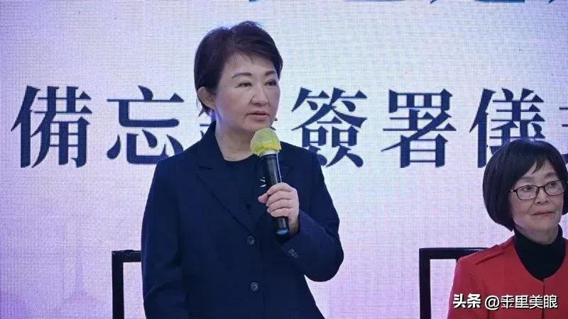 今天，卢秀燕到美国国会拜会，有媒体询问，很多侨胞都希望她参选2028，是否会在卸