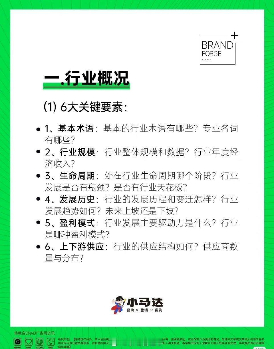 如何快速摸清行业情况？ ​​​