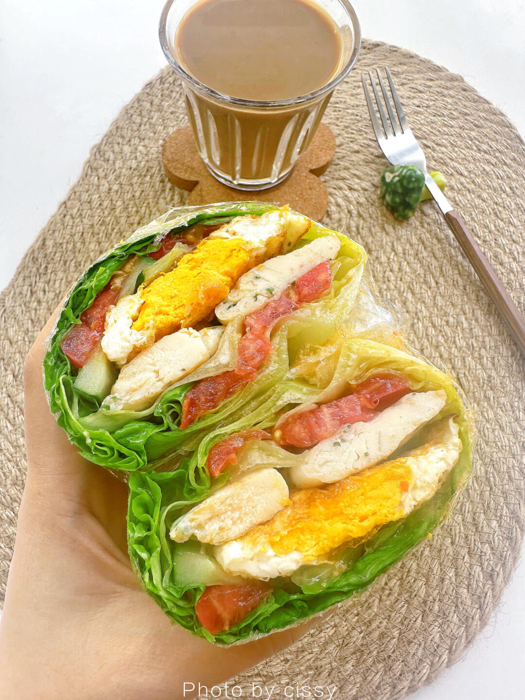 感觉吃完这个会掉个两三斤🌯低卡蔬菜卷