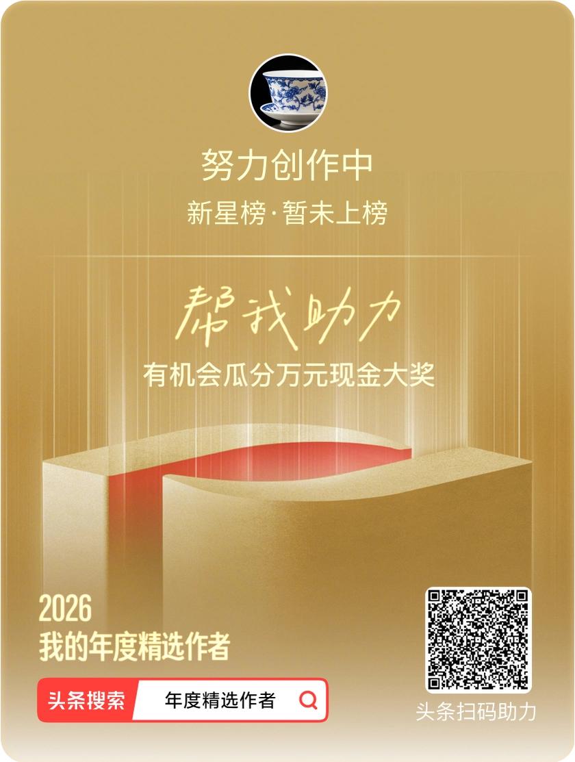 亲爱的友友们，你们好，我是努力创作中，正在参加2026年我的年度精选作者活动，希