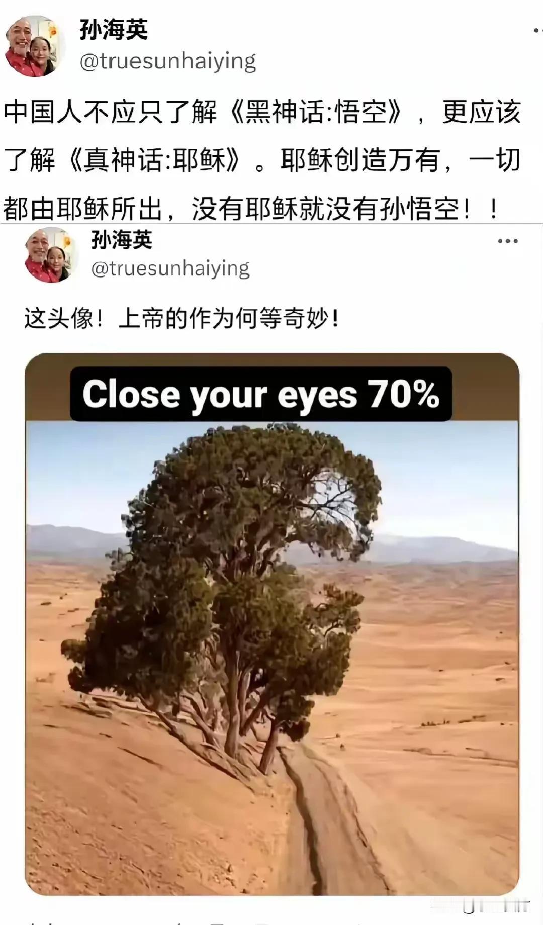 孙海英吐槽黑悟空，非得把它和耶稣联系到一起，两本小说有什么可比性吗？