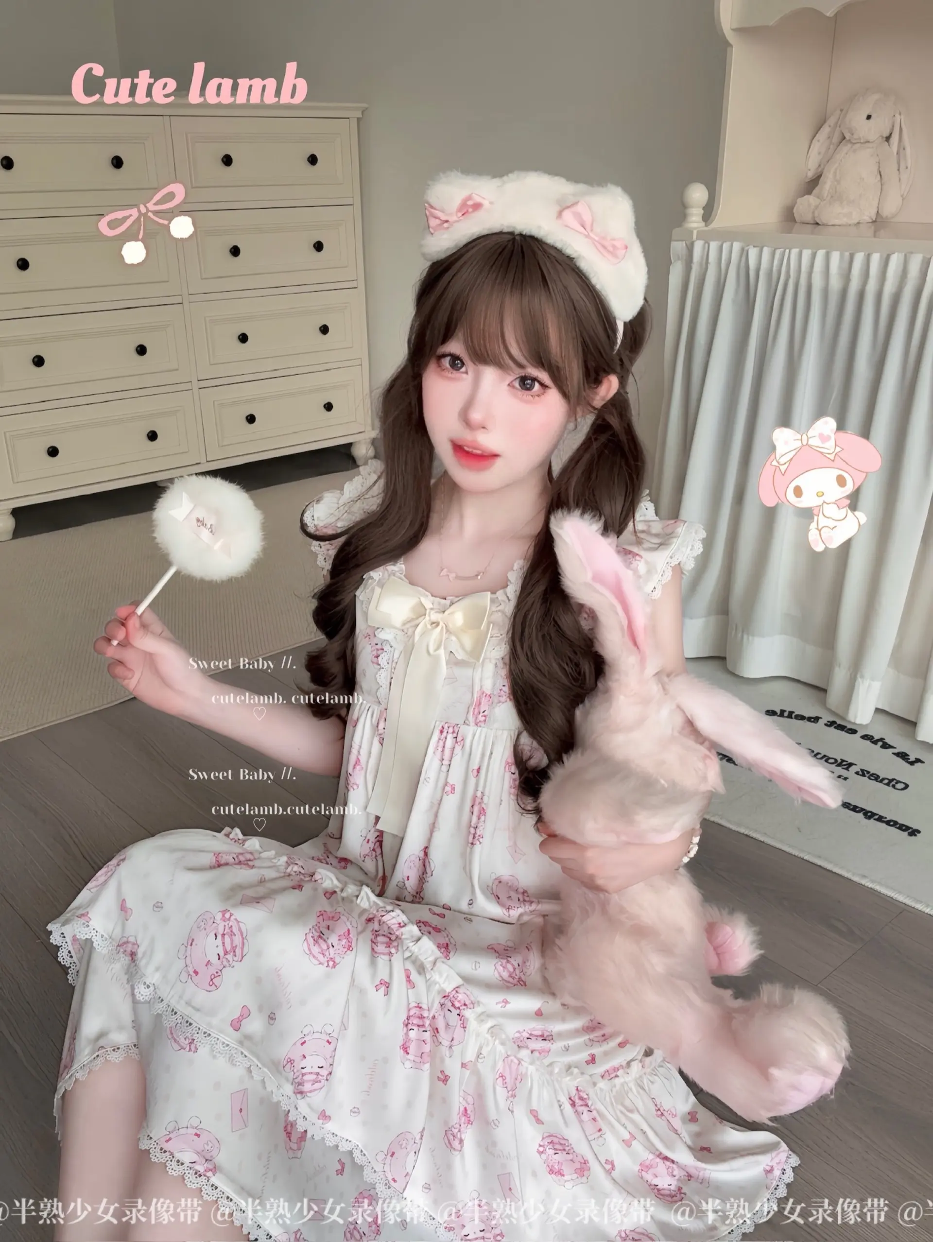 闺蜜这条小美睡裙萌不萌。
