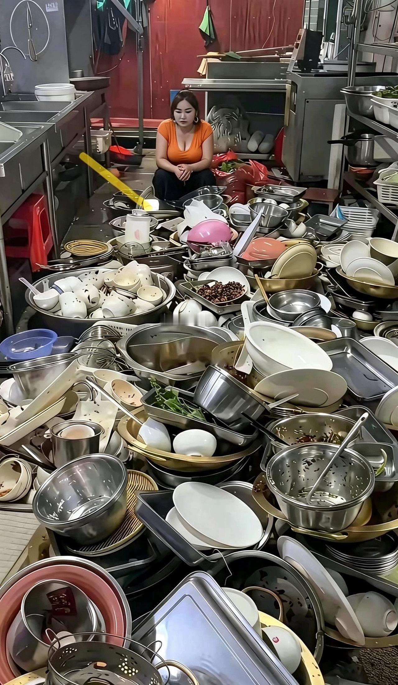 在香港月薪两万，让你待在后厨清洗堆积如山的餐具，你愿意接手这份工作吗？