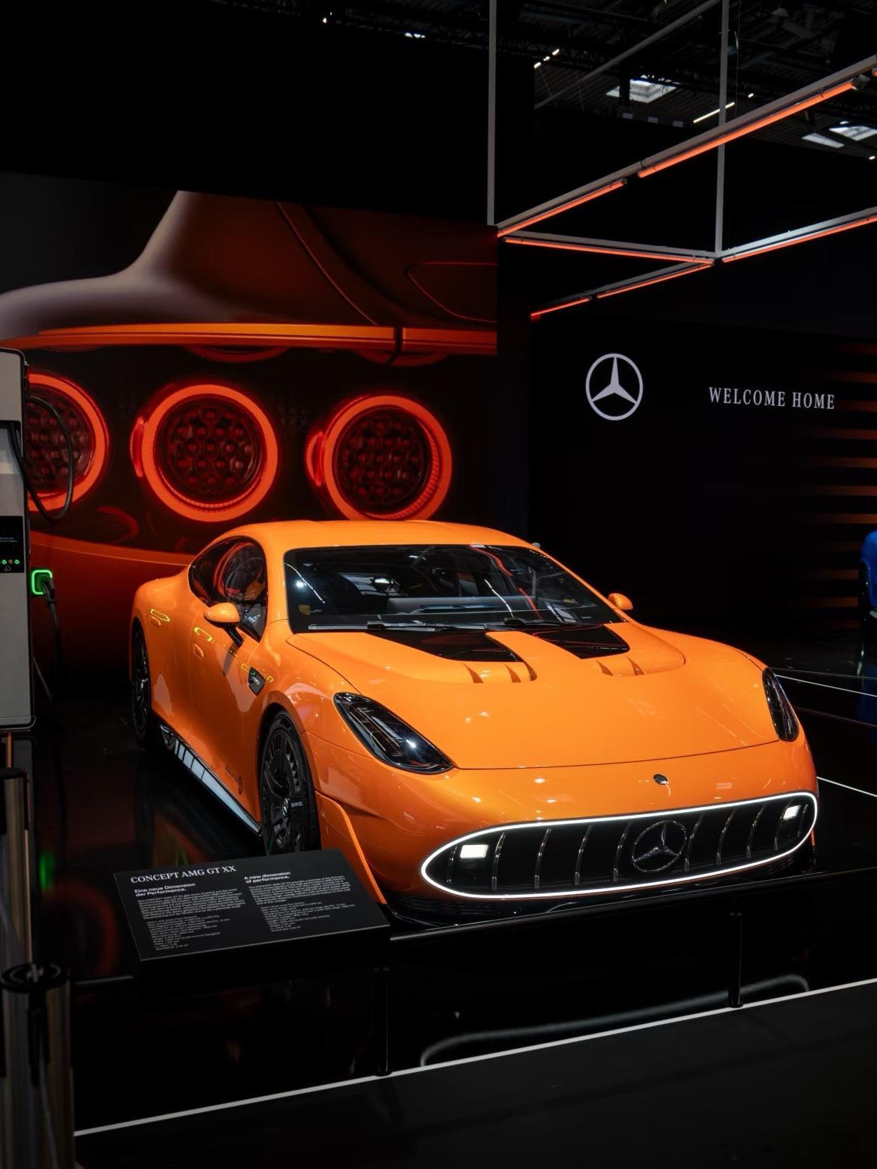 奔驰又闷声整了个大活梅赛德斯-AMG GT XX概念车，中国首秀首款应用轴向磁通