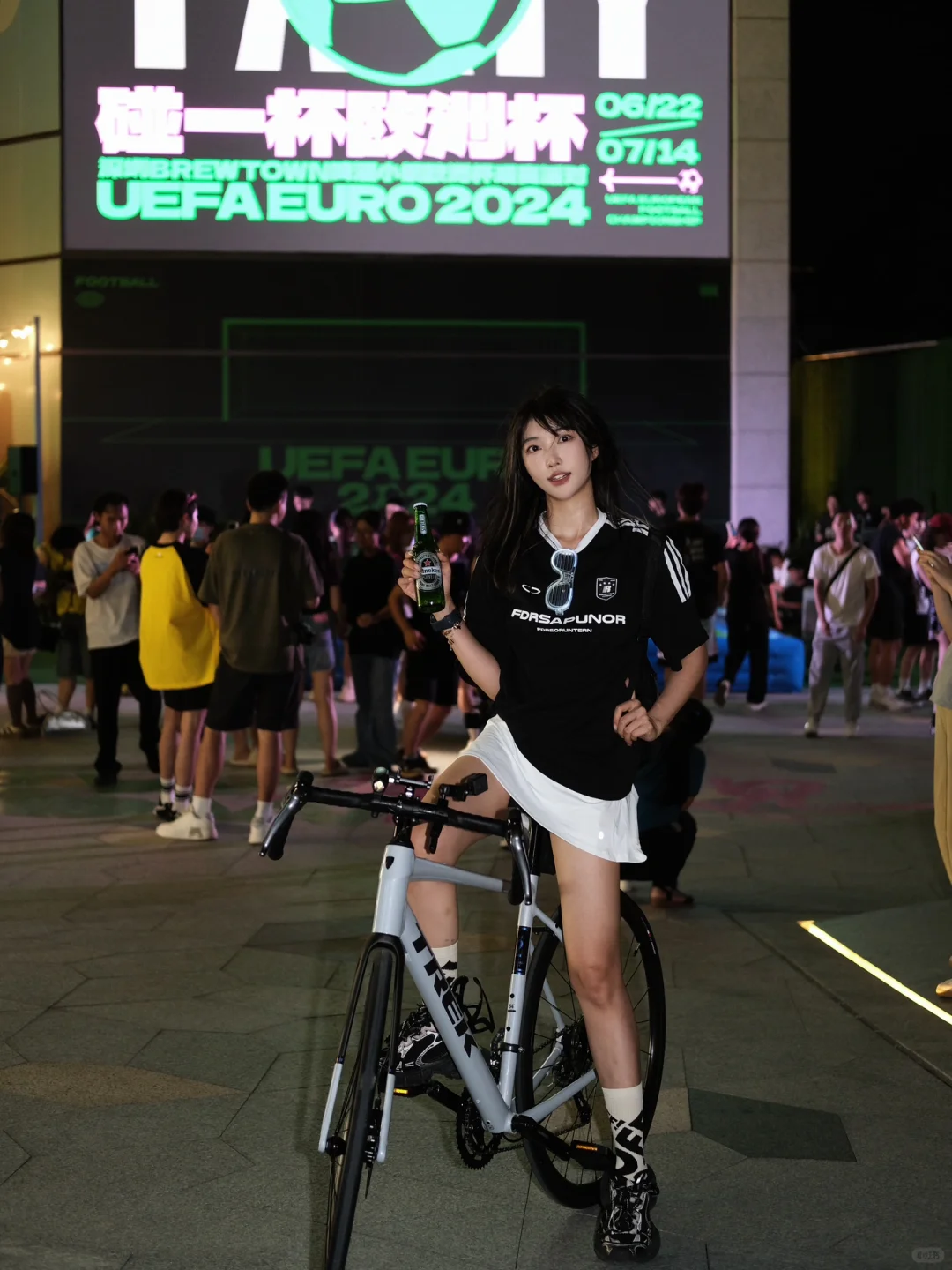 骑车来看球⚽️