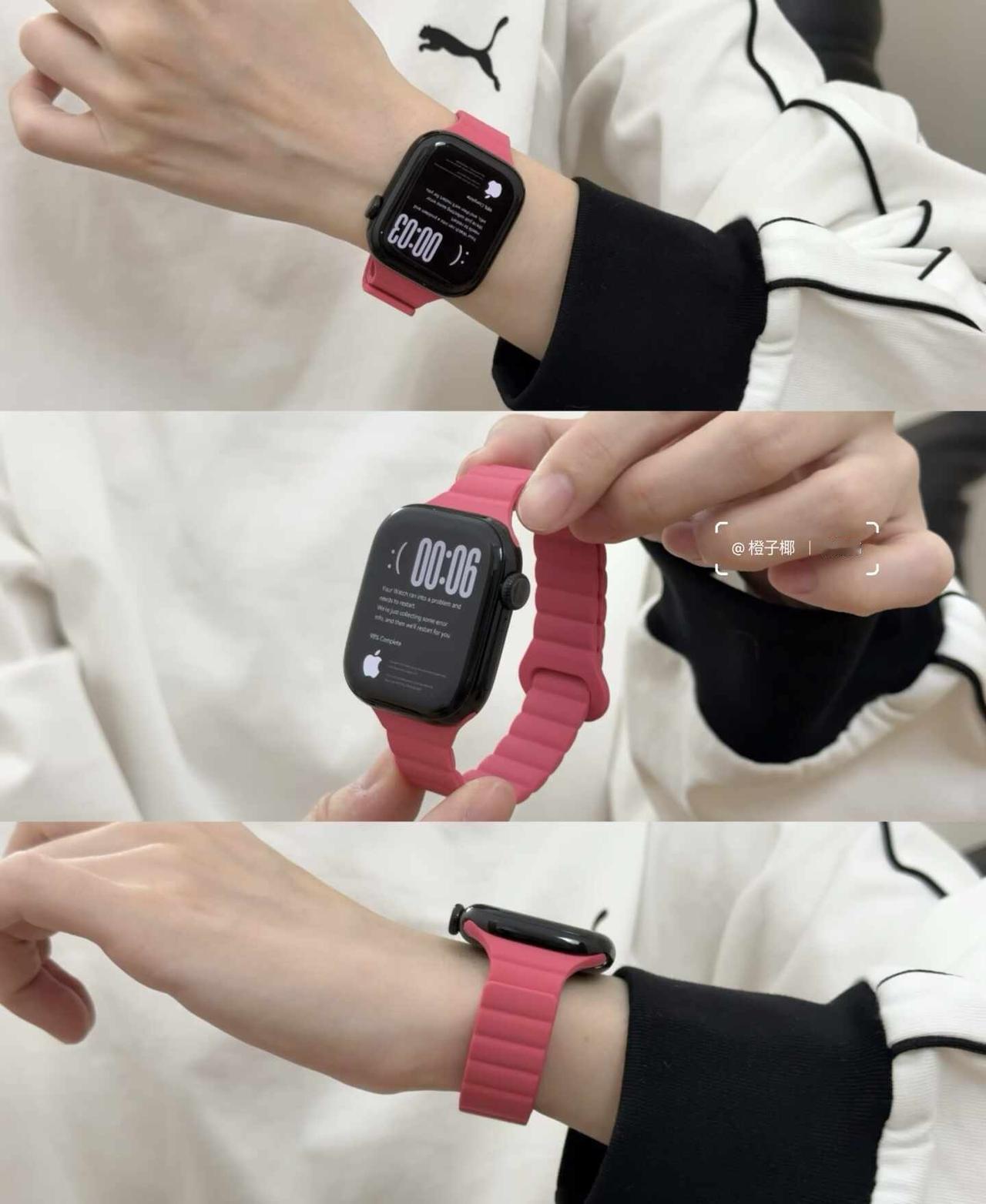 iwatch表带 好看的粉黑配色👌
s10表带 苹果表带 iwatch表带 a