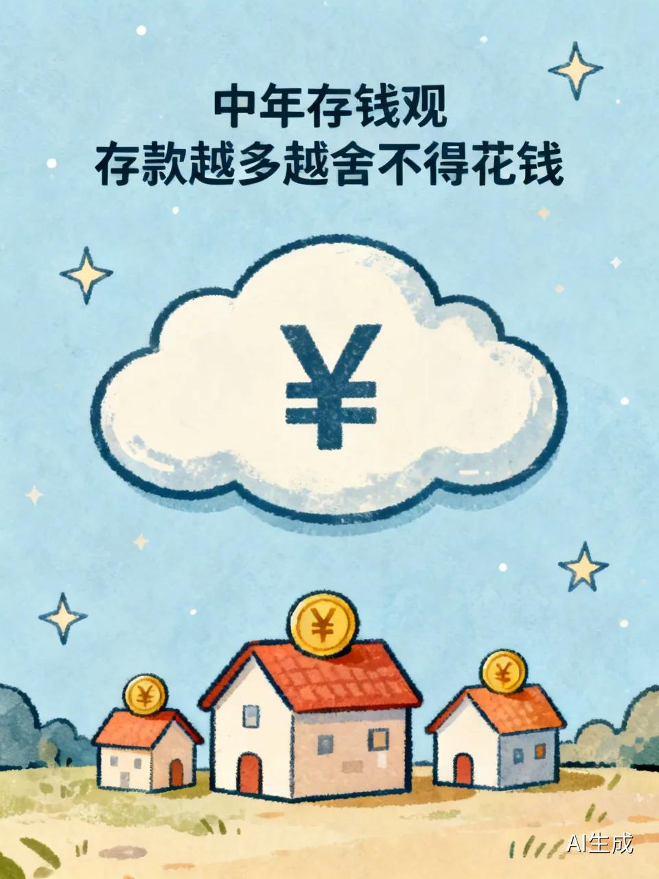 是这样的吗
存款越多越舍不得花钱
像网上说的那样
人到中年
存款越多，越要存钱，