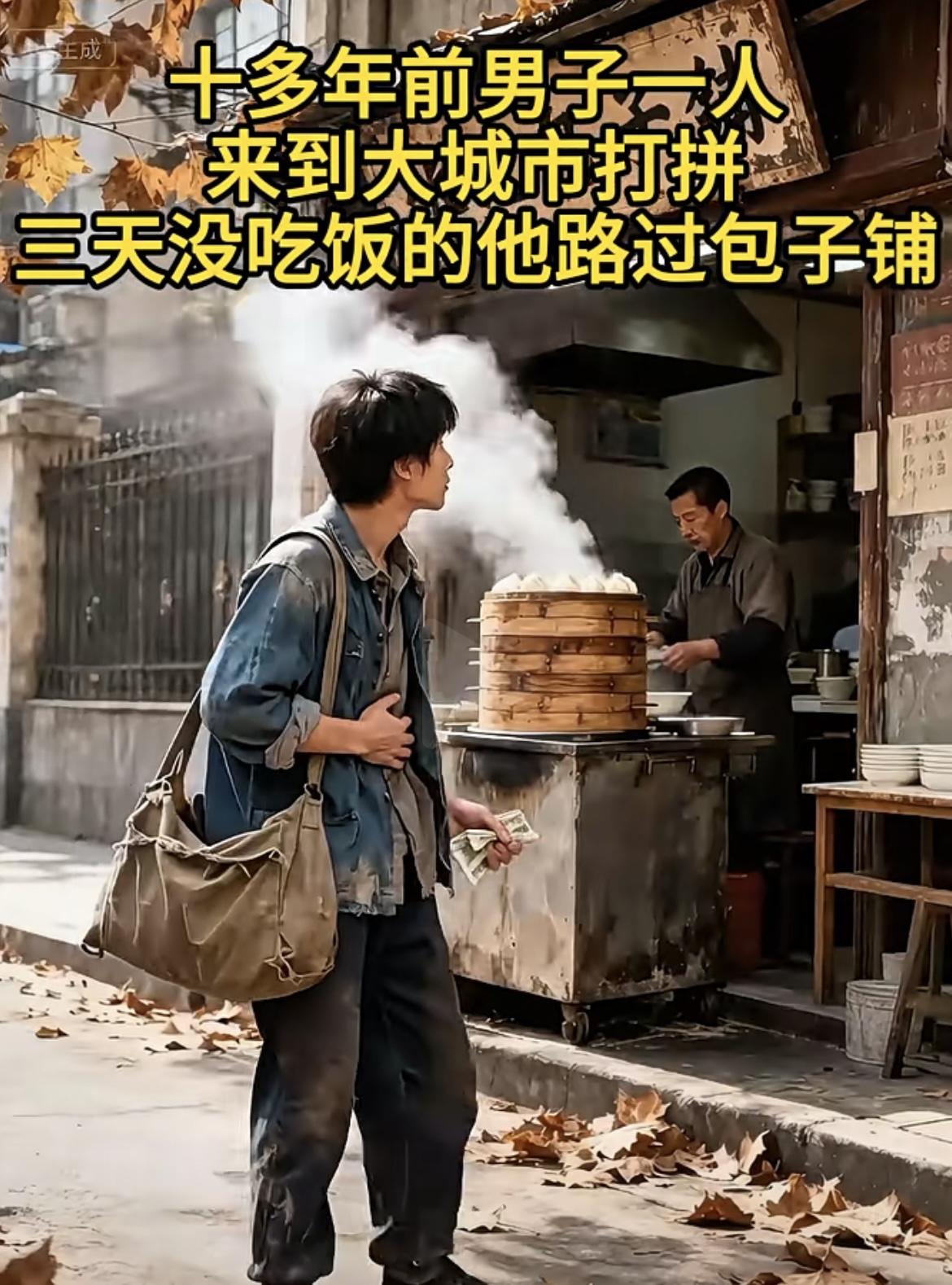 “ 善良的老板，总是帮助别人 免费吃包子，善良 会一直传承下去 ”[吃瓜群众][