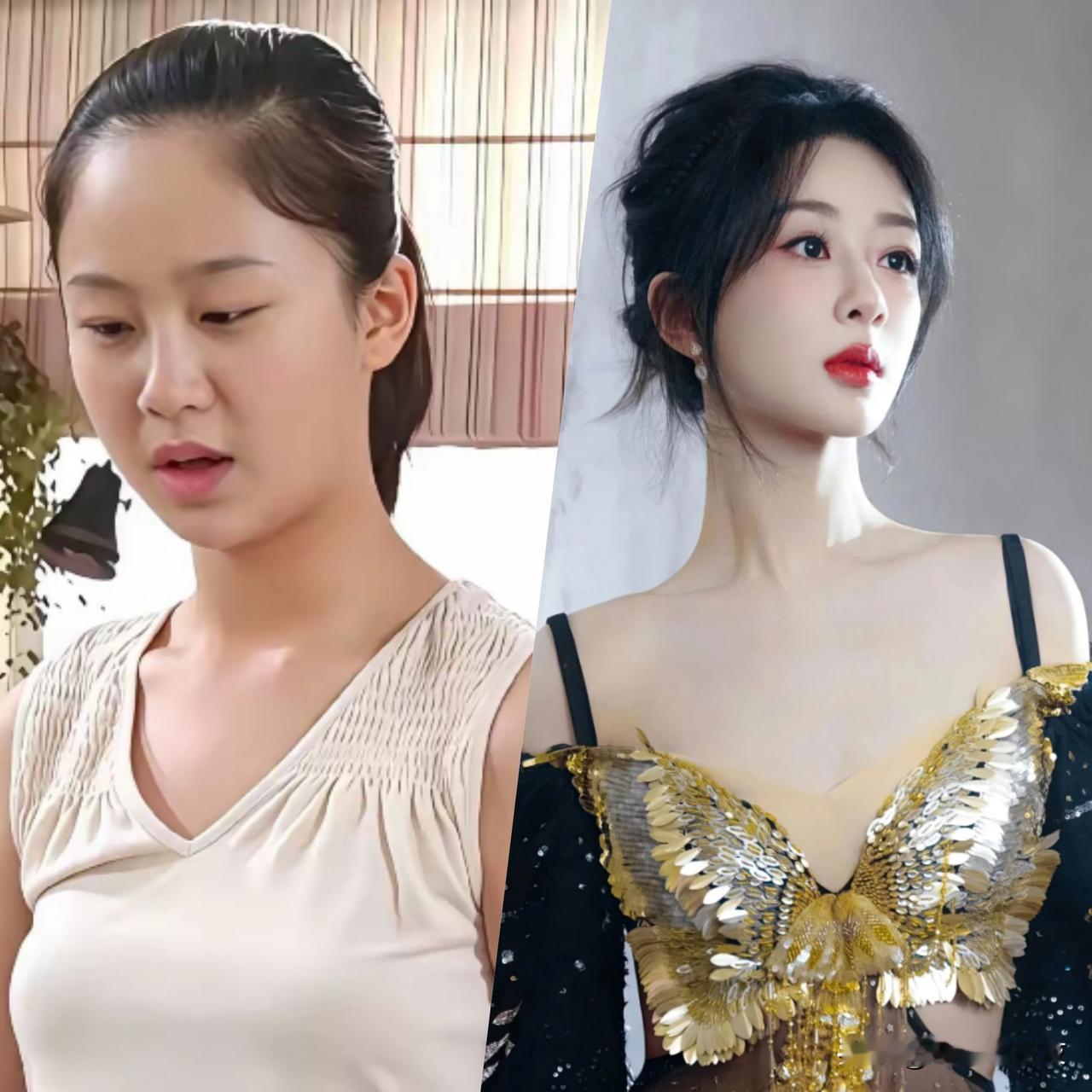 当年的童星杨紫，如今已蜕变为万众瞩目的魅力女星。

时光在她身上不是流逝，而是沉
