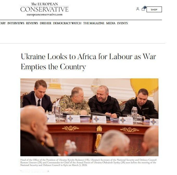 据《欧洲保守派》报道，受战争、移民潮和极低生育率影响，乌克兰正面临严重的人口和劳