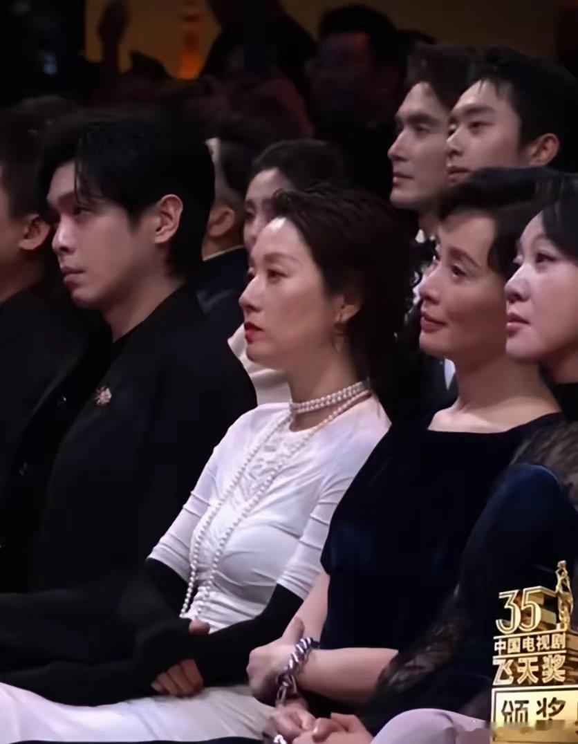 马伊琍飞天奖观众席的马老师好美好美😍疯狂心动💓今天妆造太帅啦[期待] 阳光信