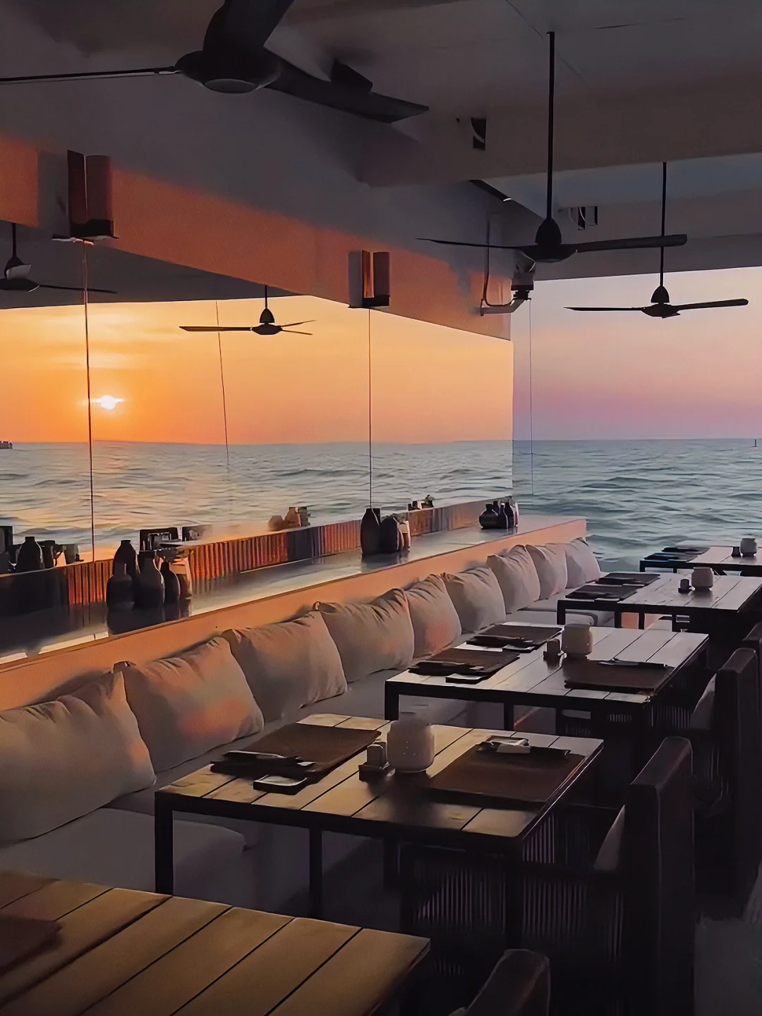 泰国旅行 🌊宝藏华欣 超美超浪漫的海岸餐厅