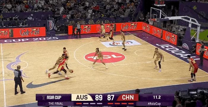 中国男篮最后一攻，可惜了.....中国男篮vs澳大利亚男篮 ​​​
